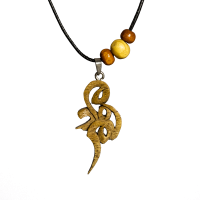 گردنبند چوبی طرح همدم 1