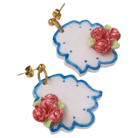 گوشواره سرامیکی طرح ترنج