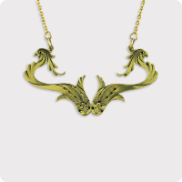 گردنبند برنجی پیوند